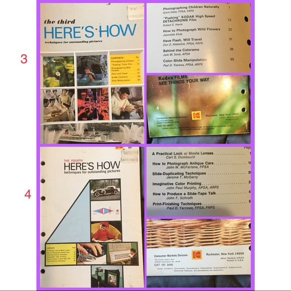 Vtg Kodak Tip Books, 10 - Picture 3 of 6